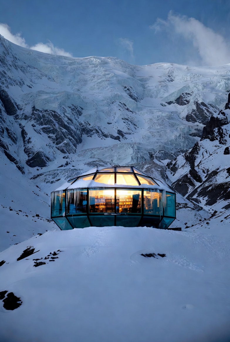 極寒の地のGXライブラリー：未来都市の最北端拠点